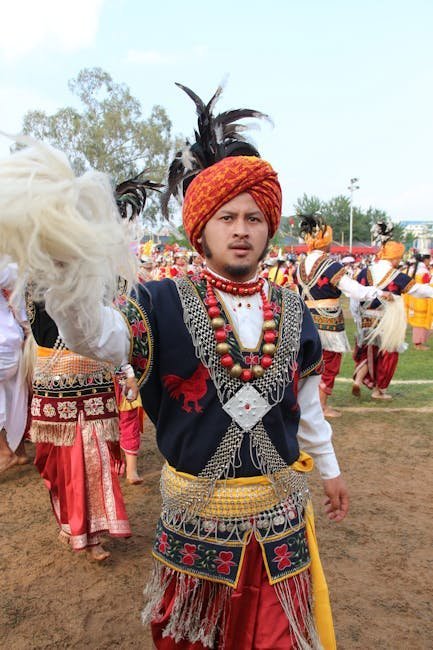 Blang festival attire and cultural dress