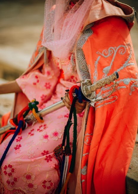 Bonan traditional clothing and textile details