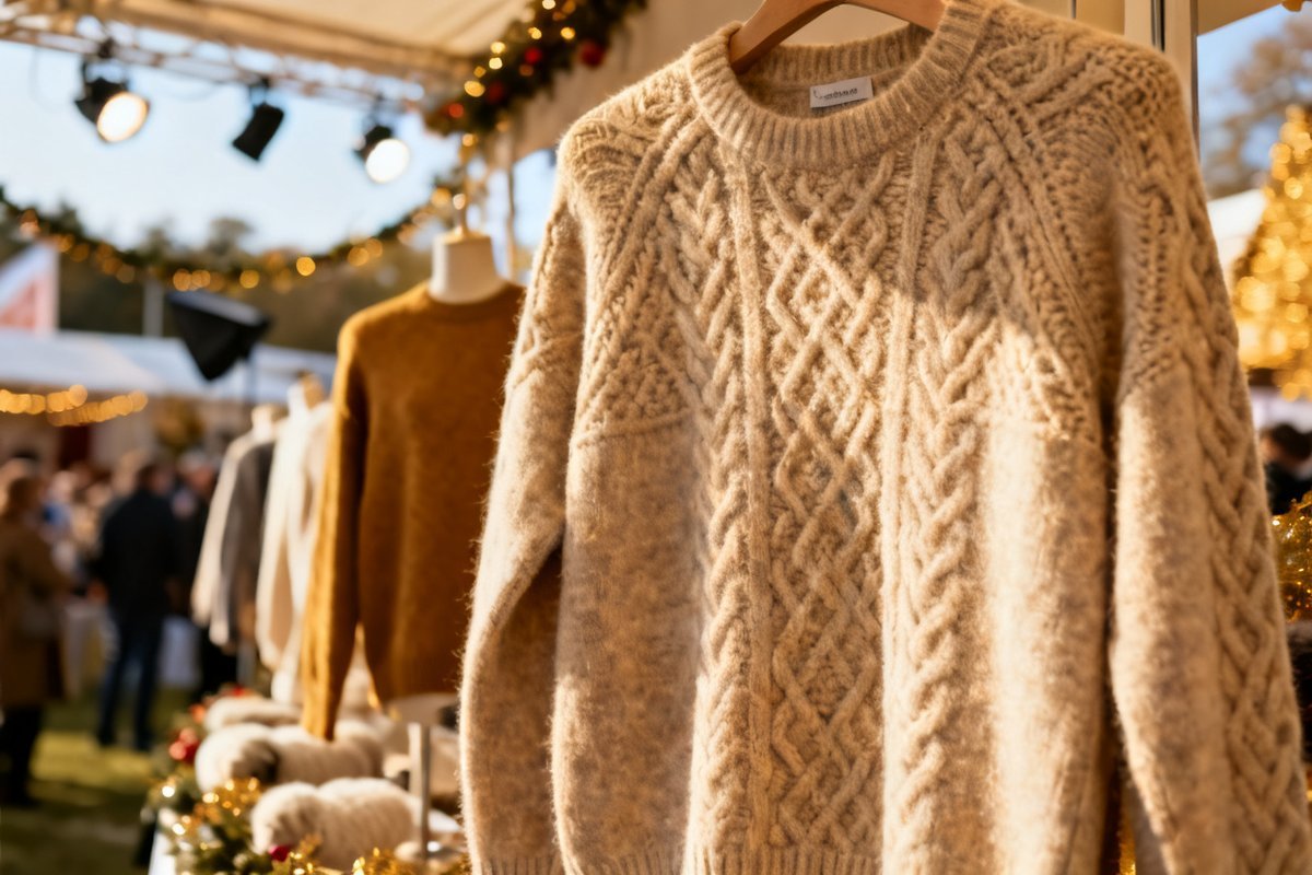 Luxury cashmere knitwear