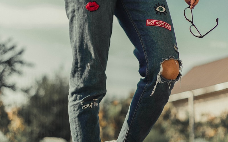 Vintage denim texture