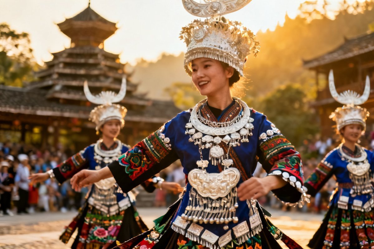 Mulao festival attire and cultural dress