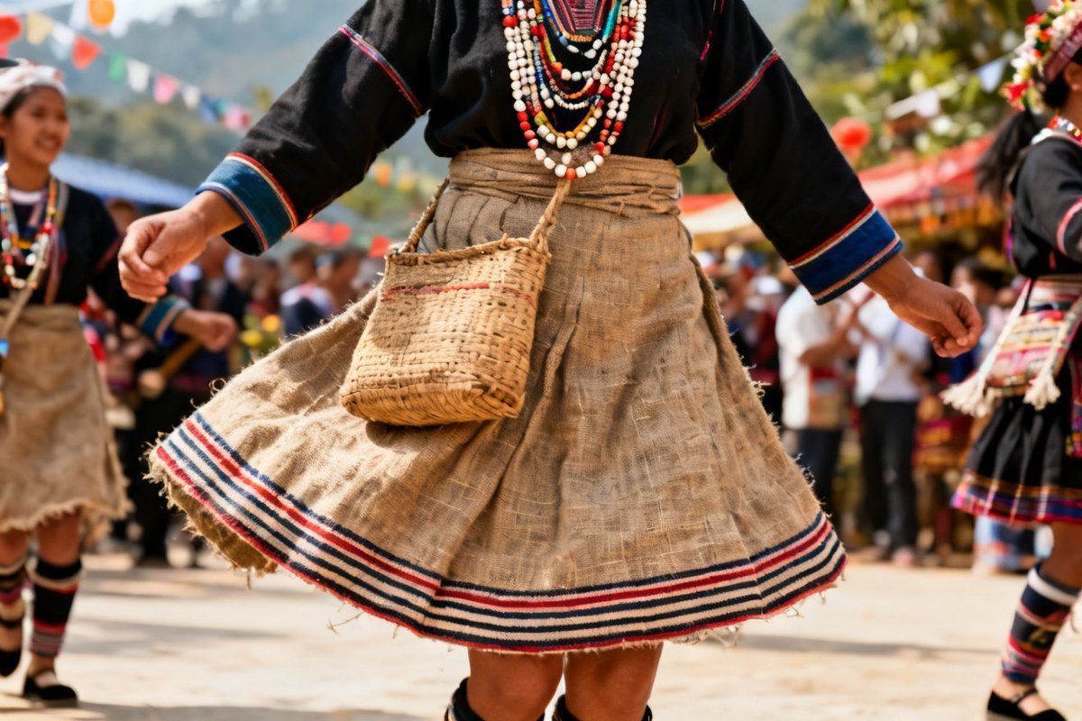 Nu festival attire and cultural dress