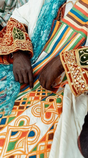 Oroqen traditional clothing and textile details