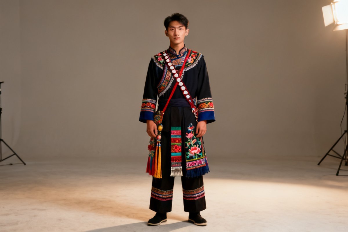She male traditional clothing and headwear