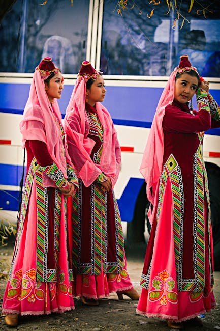 Uyghur festival attire and cultural dress